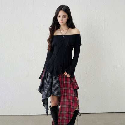 LADYGHOST_Ethereal_Textured_Off_Shoulder_Women&
