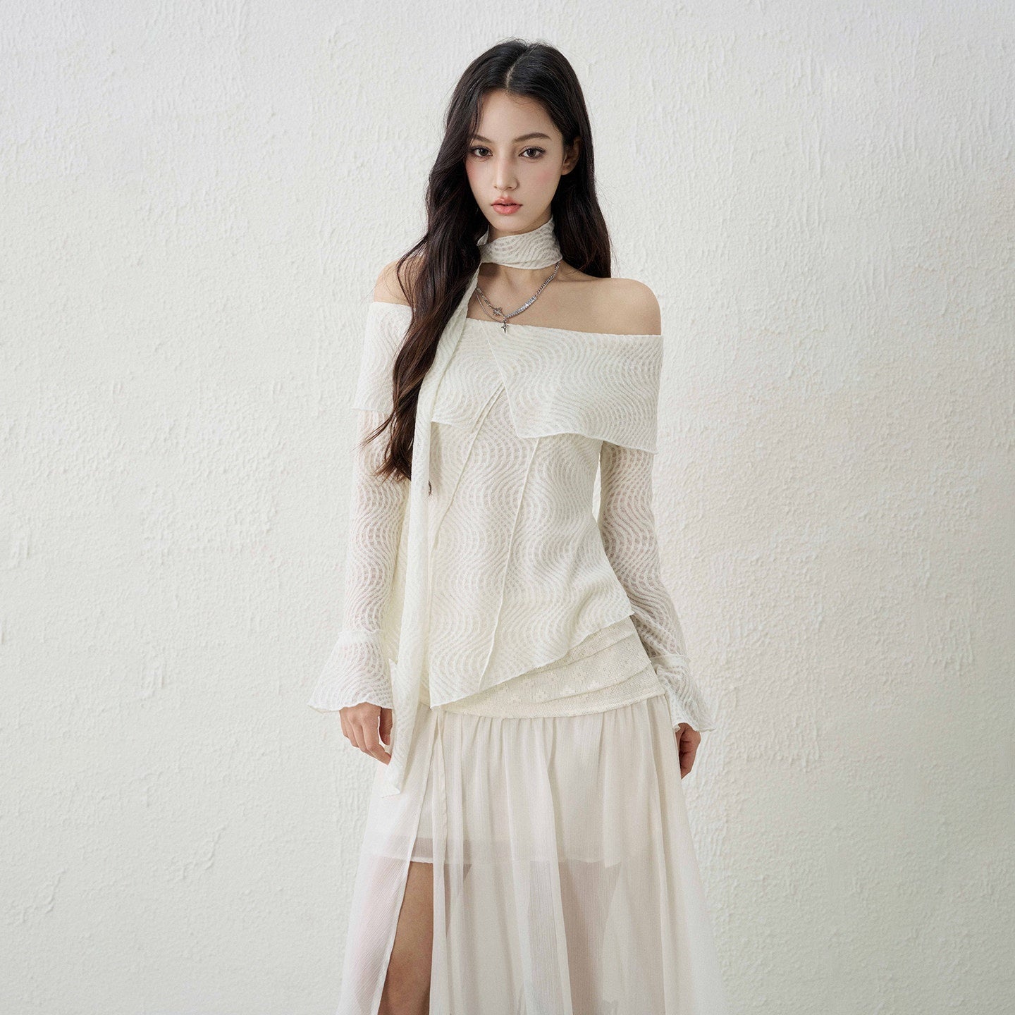 LADYGHOST_Ethereal_Textured_Off_Shoulder_Women&