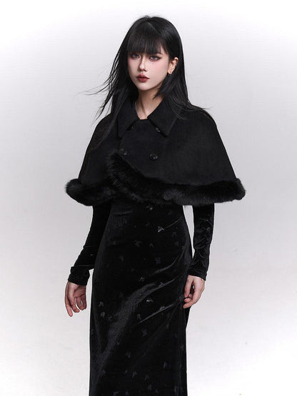 LADYGHOST Ethereal Unique Heiress Cape Shawl Women&