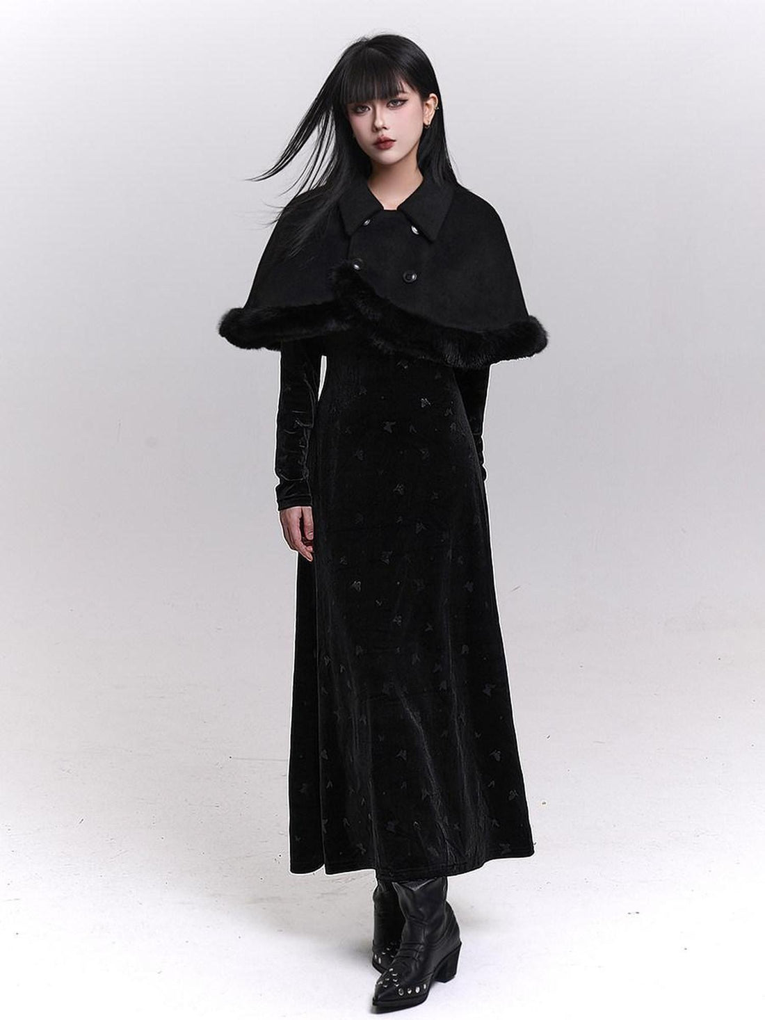 LADYGHOST Ethereal Unique Heiress Cape Shawl Women&