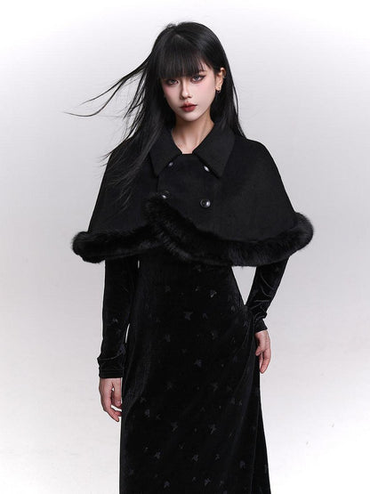 LADYGHOST Ethereal Unique Heiress Cape Shawl Women&
