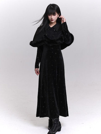 LADYGHOST Ethereal Unique Heiress Cape Shawl Women&