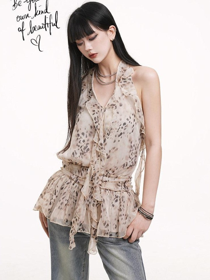 LADYGHOST Ethereal Unique Off Shoulder Halter Neck Women&