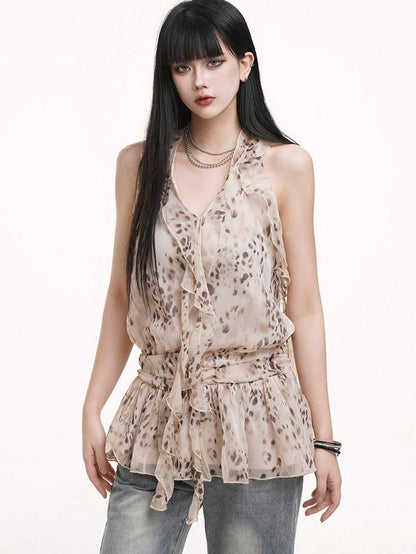 LADYGHOST Ethereal Unique Off Shoulder Halter Neck Women&
