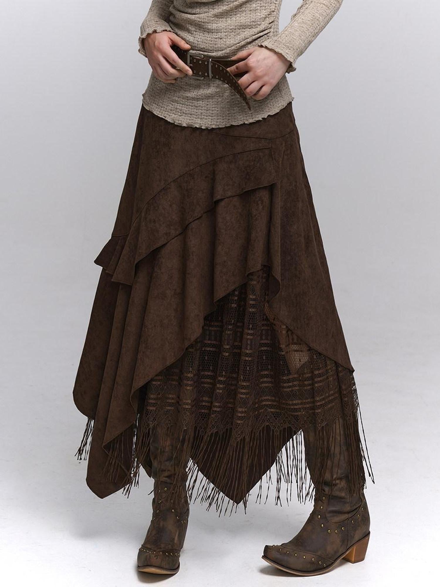 LADYGHOST Ghost Girl A Line Long Northwest Wasteland Women&
