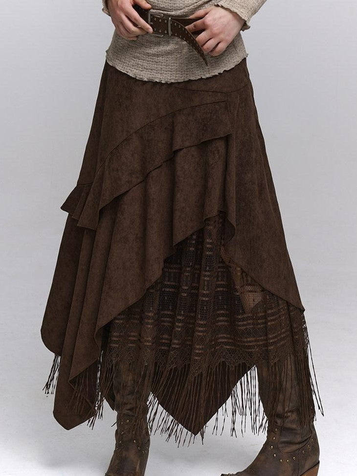 LADYGHOST Ghost Girl A Line Long Northwest Wasteland Women&