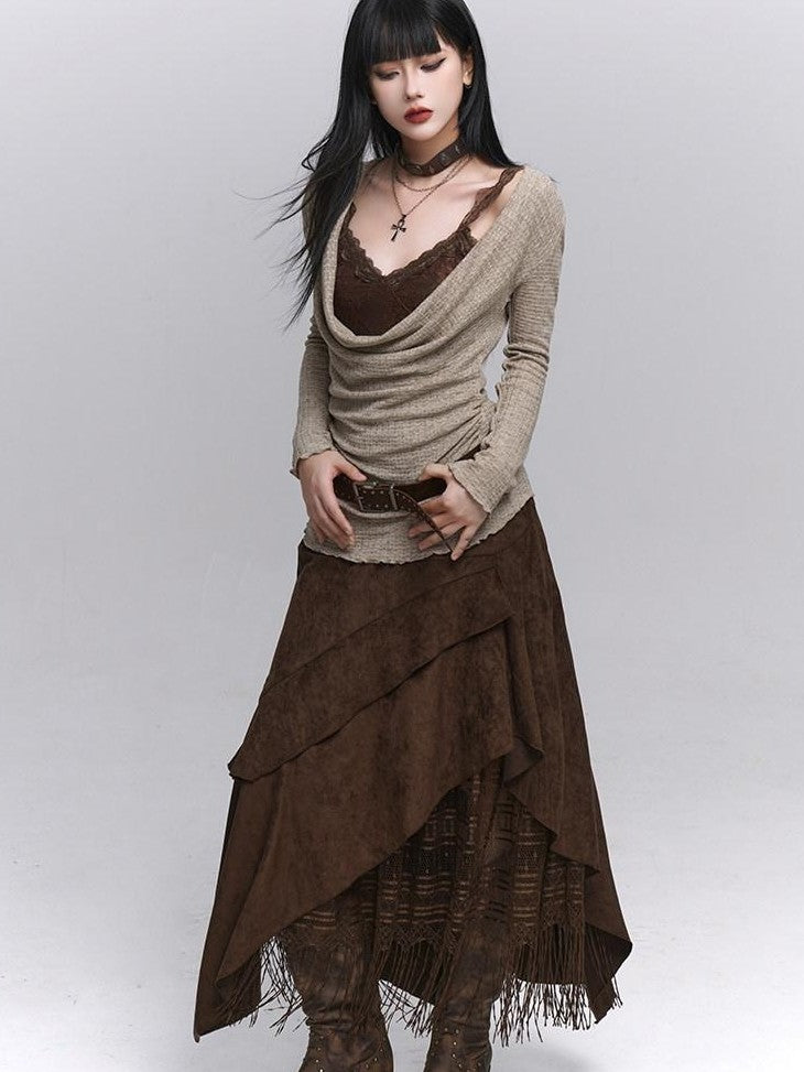 LADYGHOST Ghost Girl A Line Long Northwest Wasteland Women&