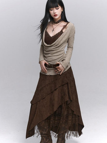 LADYGHOST Ghost Girl A Line Long Northwest Wasteland Women&