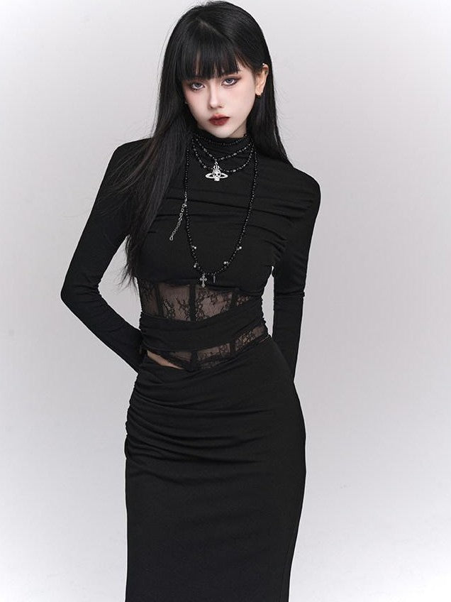 LADYGHOST Ghost Girl Alluring Strappy Halter Edgy Sultry Women&