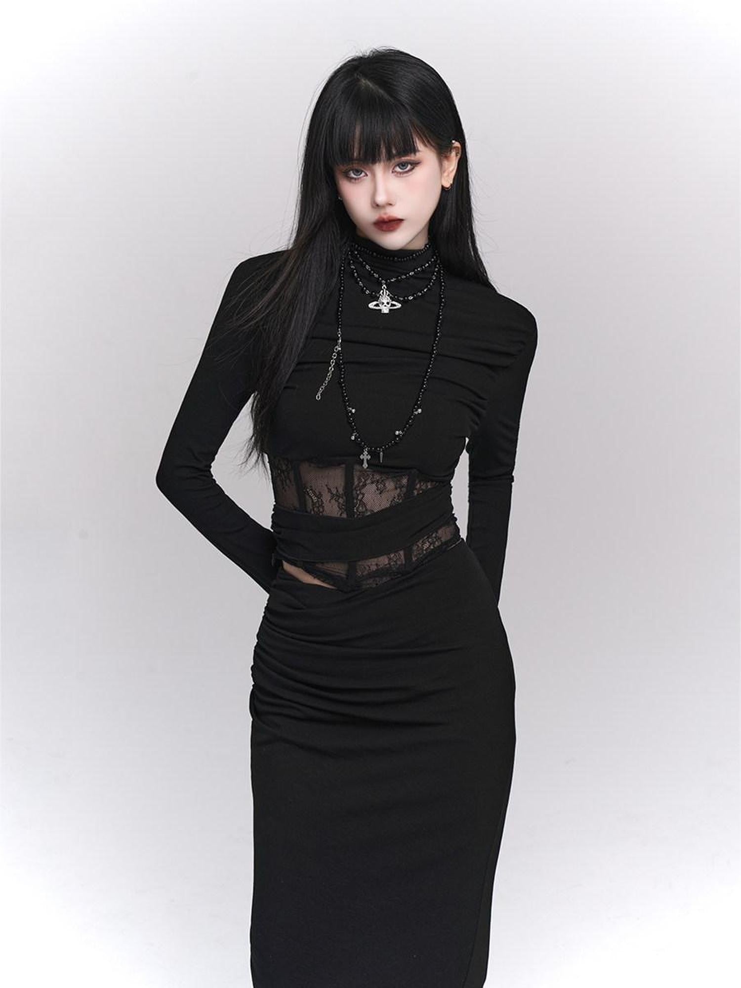 LADYGHOST Ghost Girl Alluring Strappy Halter Edgy Sultry Women&