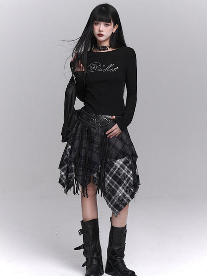 LADYGHOST Ghost Girl Backless Rhinestone Slim Fit Women&