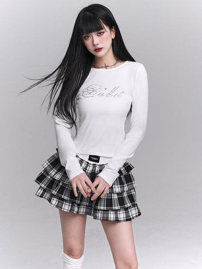 LADYGHOST Ghost Girl Backless Rhinestone Slim Fit Women&