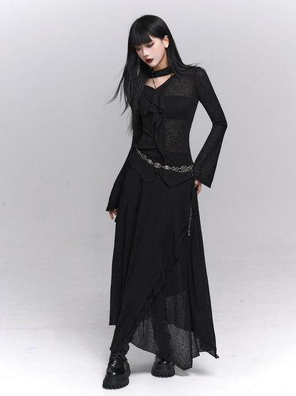 LADYGHOST Ghost Girl Black Minimalist Sophisticated Women&