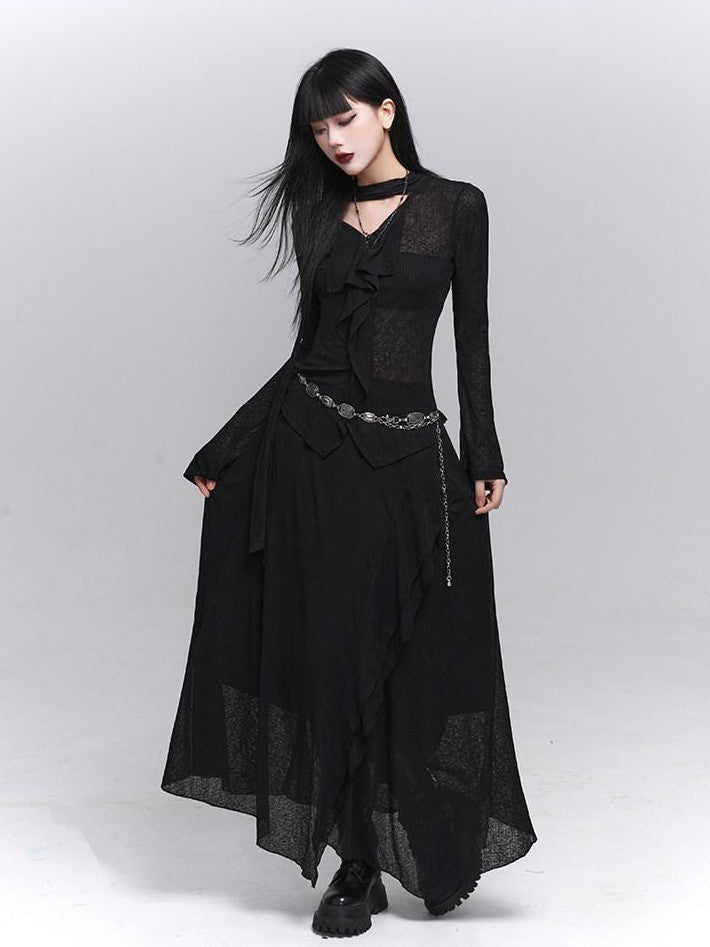 LADYGHOST Ghost Girl Black Minimalist Sophisticated Women&