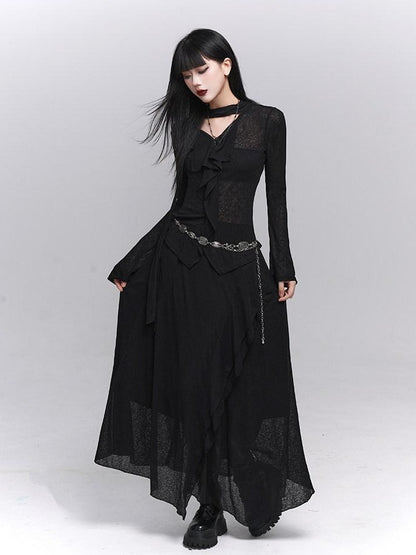 LADYGHOST Ghost Girl Black Minimalist Sophisticated Women&