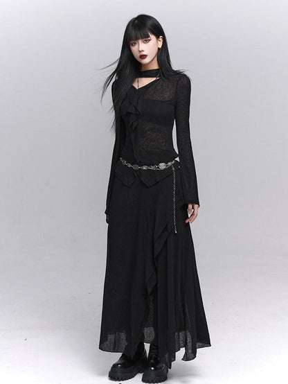 LADYGHOST Ghost Girl Black Minimalist Sophisticated Women&