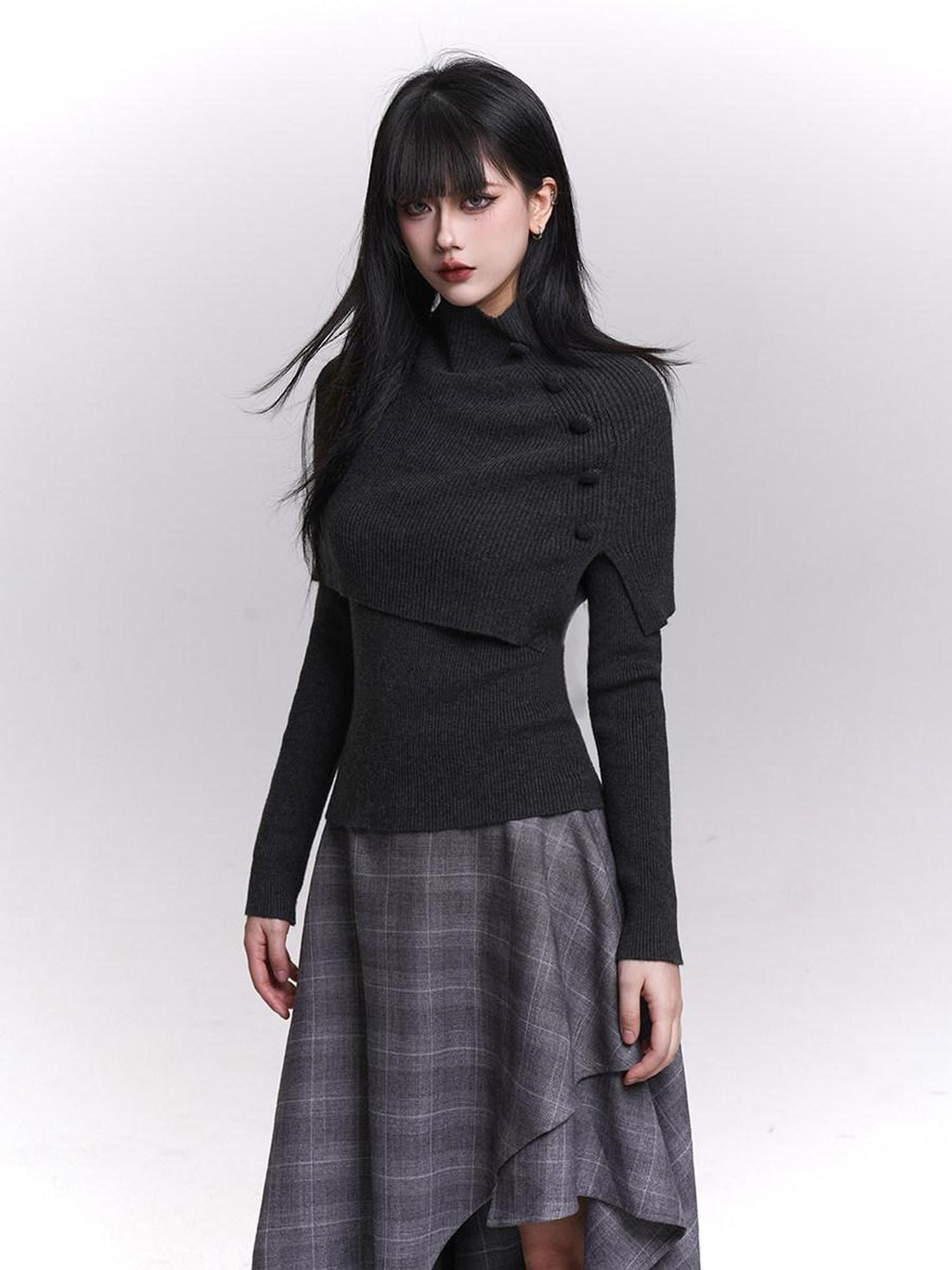 LADYGHOST Ghost Girl Cape Shawl Two Piece Women&