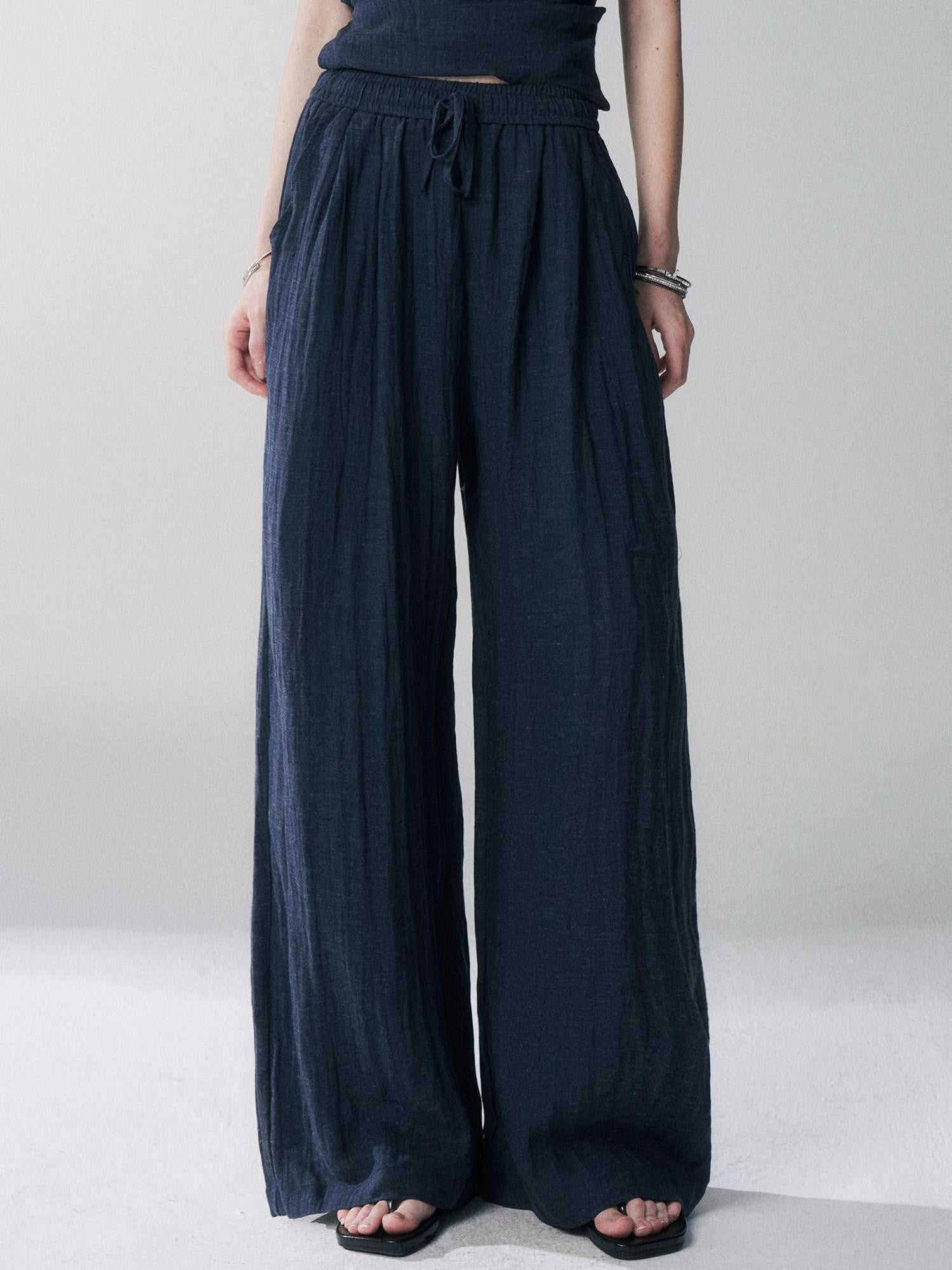 LADYGHOST Ghost Girl Cinched Waist Navy Women&
