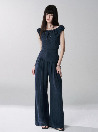 LADYGHOST Ghost Girl Cinched Waist Navy Women&