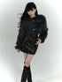 LADYGHOST Ghost Girl Cropped Faux Fox Plush Women&