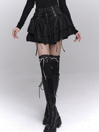 LADYGHOST Ghost Girl Cross Chain Gothic Punk Women&