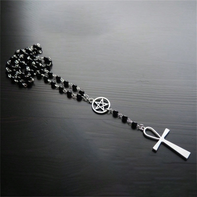 LADYGHOST_Ghost_Girl_Dark_Gothic_Cross_Clavicle_Choker_Women&