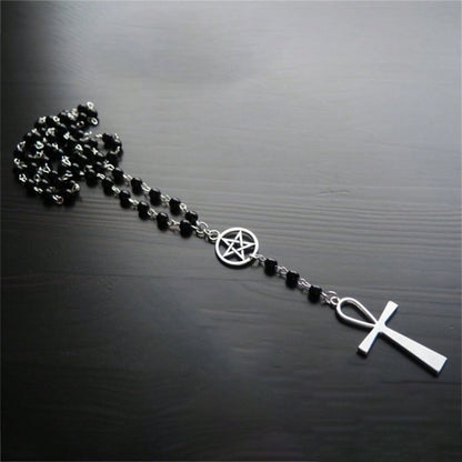 LADYGHOST_Ghost_Girl_Dark_Gothic_Cross_Clavicle_Choker_Women&