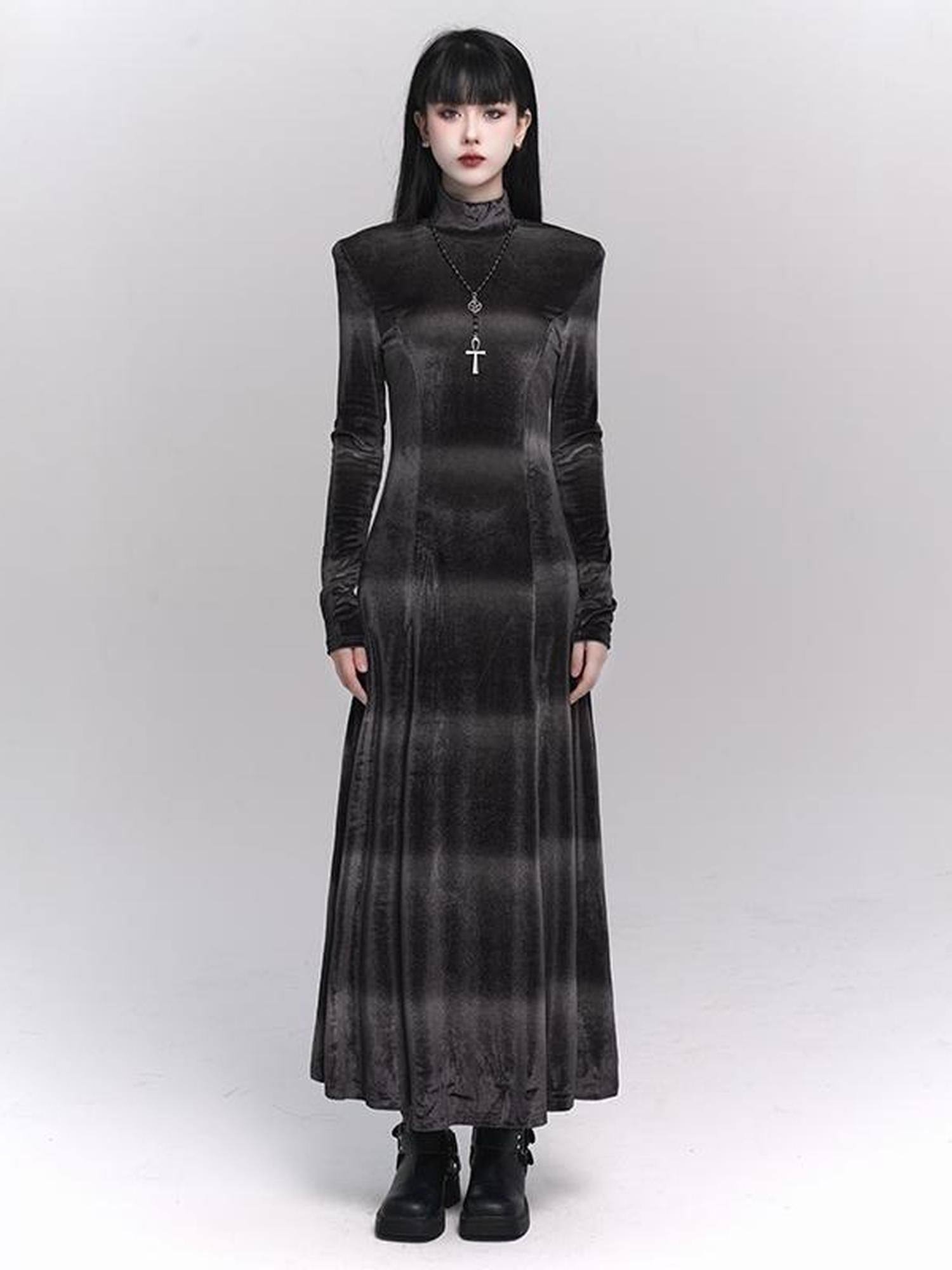 LADYGHOST Ghost Girl Dark Gothic Cross Clavicle Choker Women&