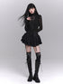 LADYGHOST Ghost Girl Gothic Cross Slim Fit Women&