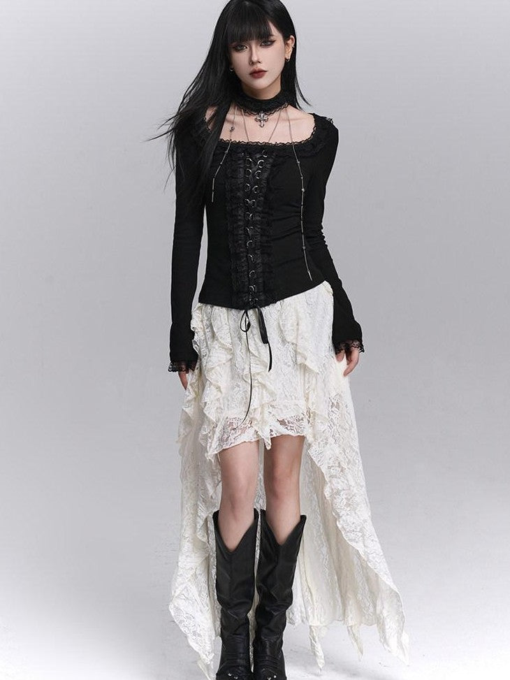 LADYGHOST Ghost Girl Gothic Slim Fit Women&