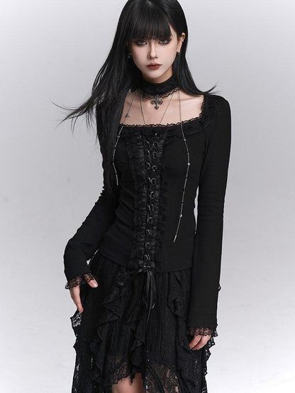 LADYGHOST Ghost Girl Gothic Slim Fit Women&
