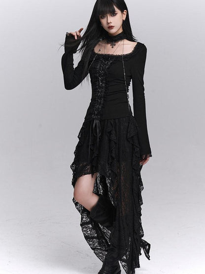 LADYGHOST Ghost Girl Gothic Slim Fit Women&