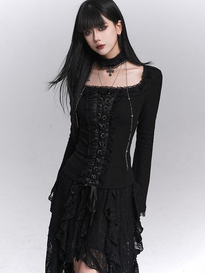 LADYGHOST Ghost Girl Gothic Slim Fit Women&