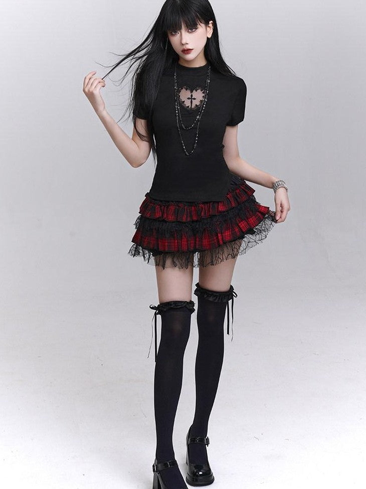 LADYGHOST Ghost Girl Graphic Dark Goth Subculture Women&