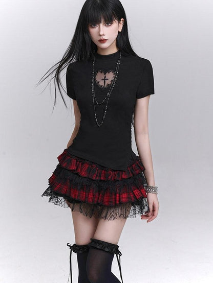 LADYGHOST Ghost Girl Graphic Dark Goth Subculture Women&