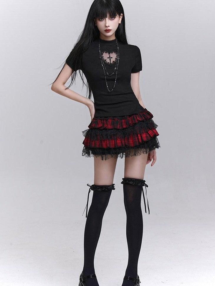 LADYGHOST Ghost Girl Graphic Dark Goth Subculture Women&