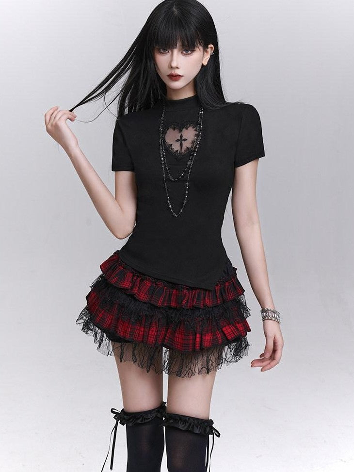 LADYGHOST Ghost Girl Graphic Dark Goth Subculture Women&