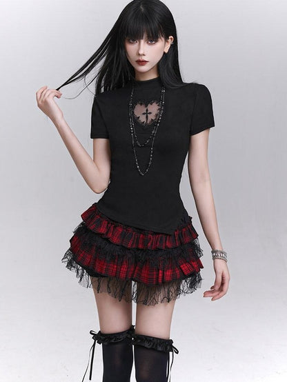 LADYGHOST Ghost Girl Graphic Dark Goth Subculture Women&