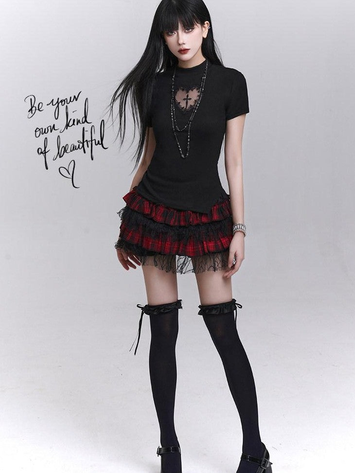 LADYGHOST Ghost Girl Graphic Dark Goth Subculture Women&