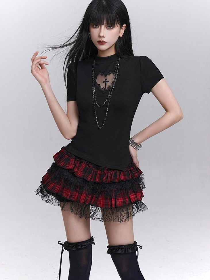LADYGHOST Ghost Girl Graphic Dark Goth Subculture Women&
