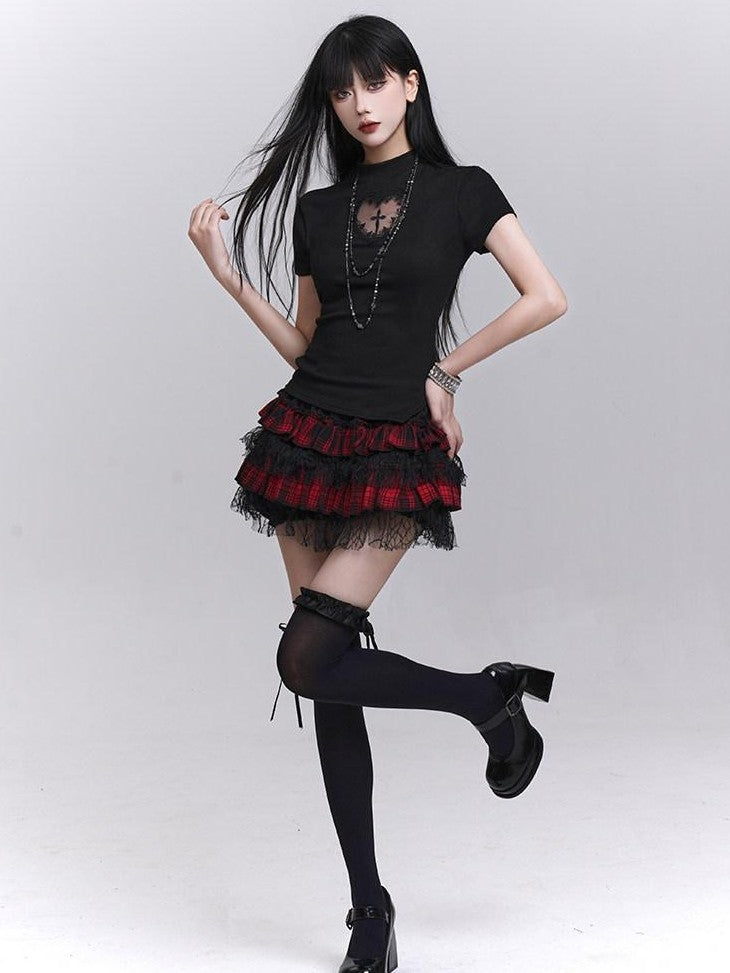 LADYGHOST Ghost Girl Graphic Dark Goth Subculture Women&