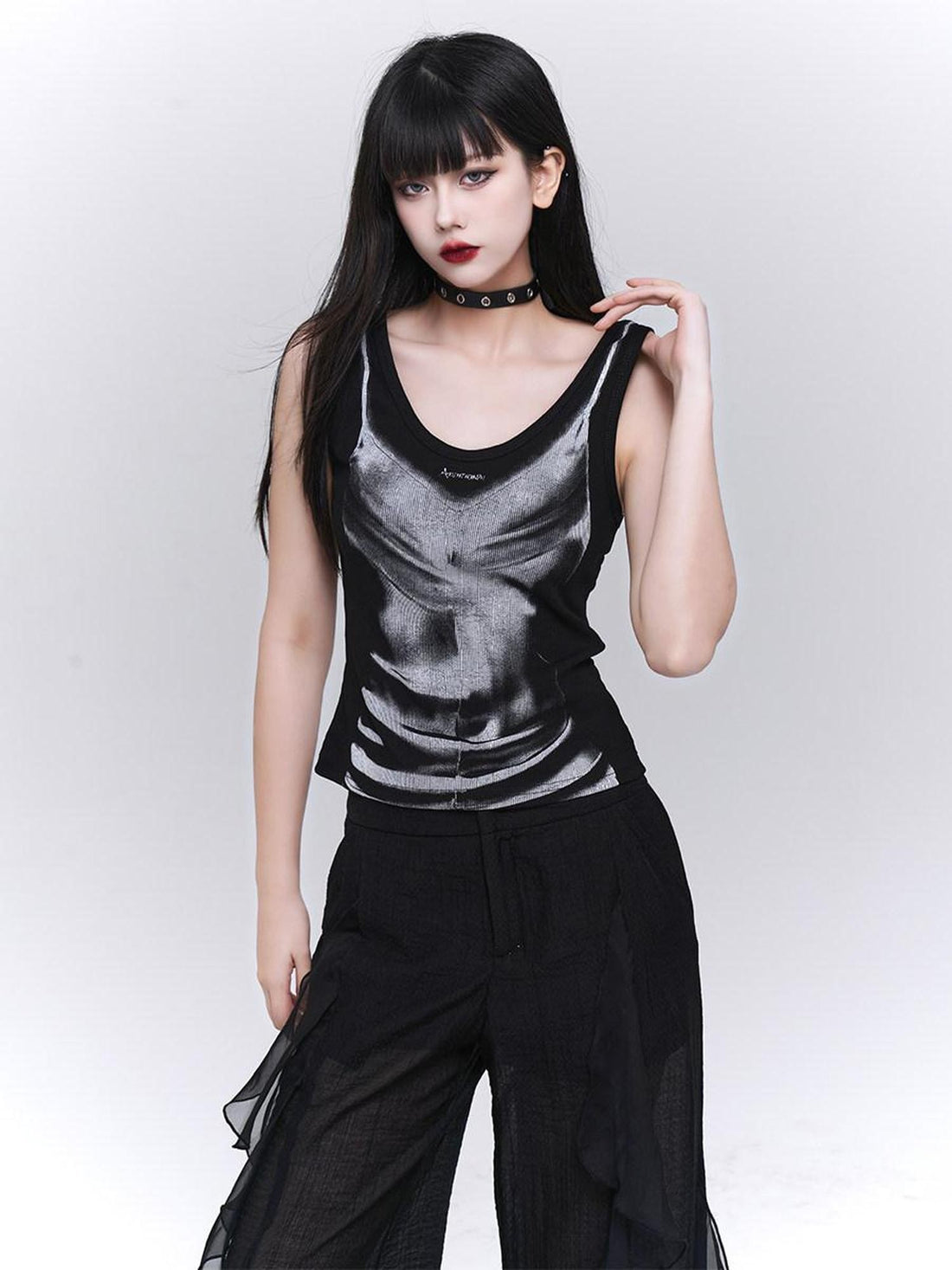 LADYGHOST Ghost Girl Jazz Graphic Festival American Sweet Cool Women&