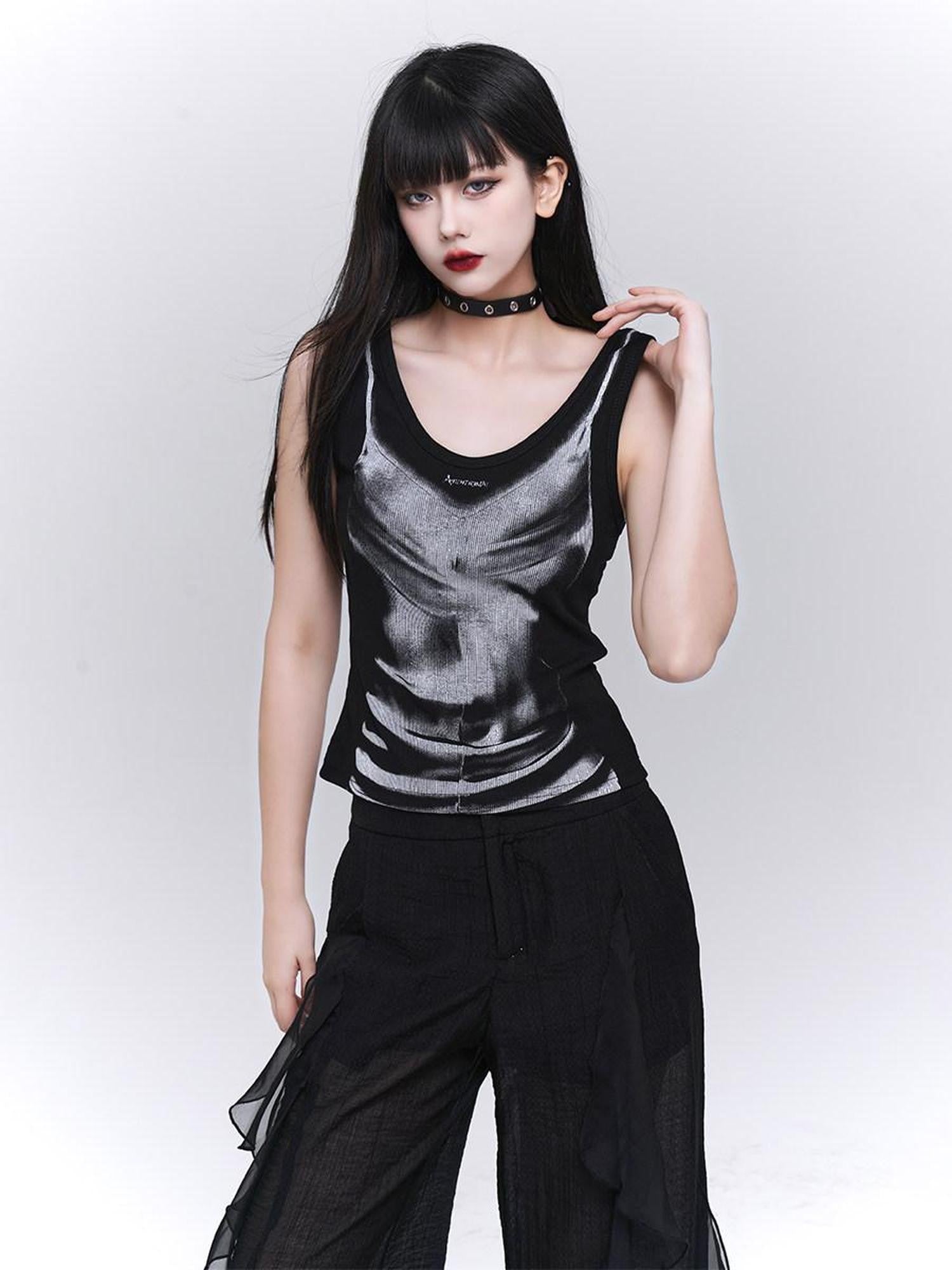 LADYGHOST Ghost Girl Jazz Graphic Festival American Sweet Cool Women&