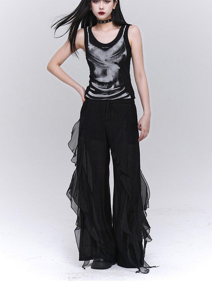 LADYGHOST Ghost Girl Jazz Graphic Festival American Sweet Cool Women&