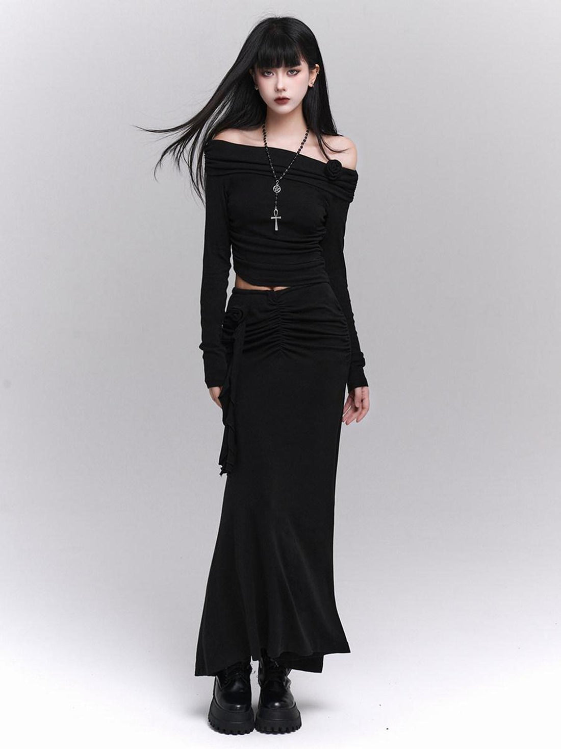 LADYGHOST Ghost Girl One Shoulder Women&