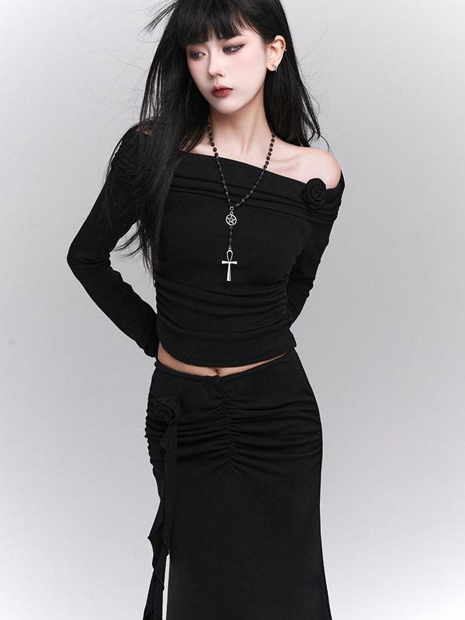LADYGHOST Ghost Girl One Shoulder Women&