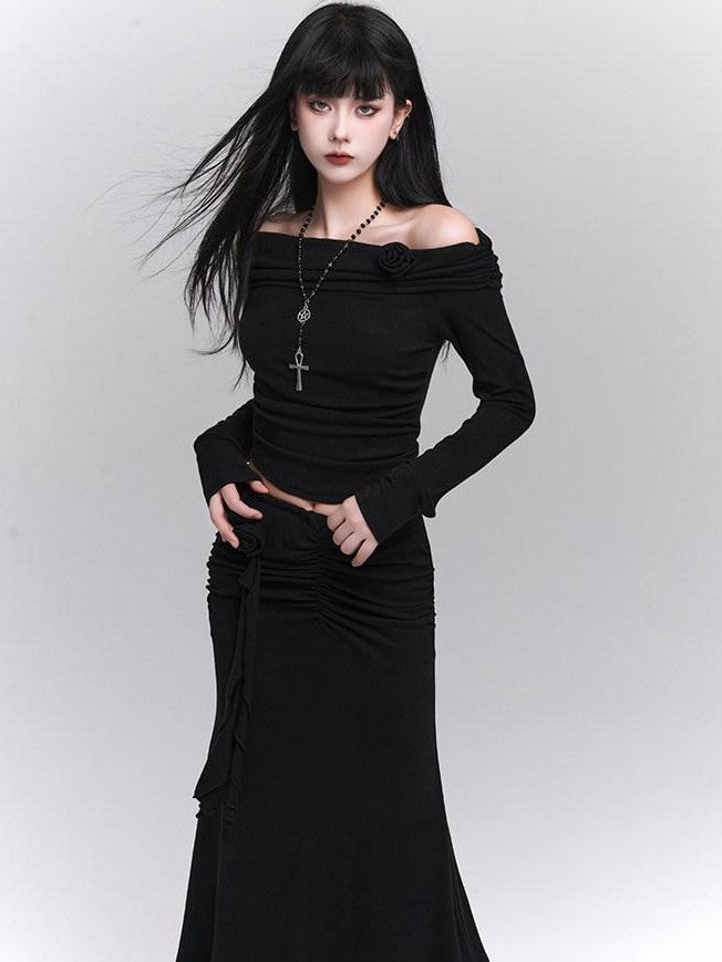 LADYGHOST Ghost Girl One Shoulder Women&