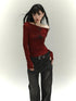 LADYGHOST Ghost Girl Red One Shoulder Women&