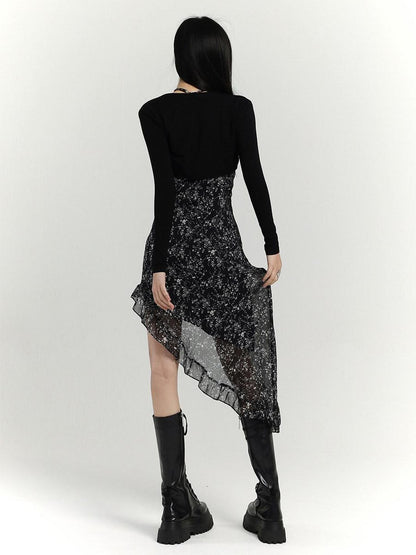 LADYGHOST Ghost Girl Sun Protective Cropped Open Front Women&