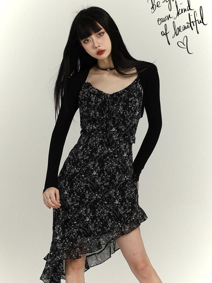 LADYGHOST Ghost Girl Sun Protective Cropped Open Front Women&